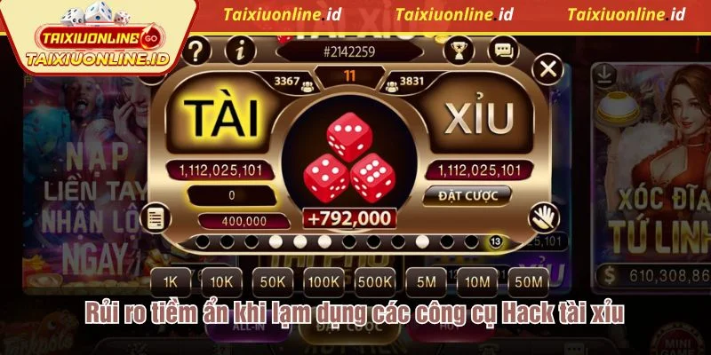 Các phương thức hack tài xỉu đều dẫn đến hậu quả tiêu cực