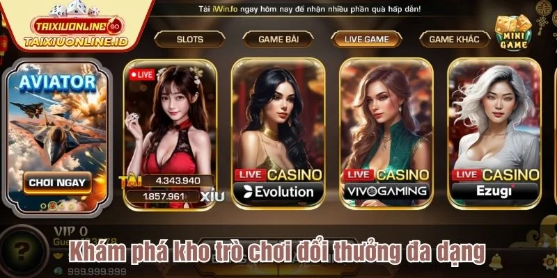 Các sảnh được phát triển bởi nhà cung cấp uy tín