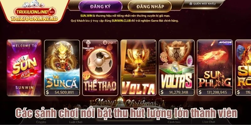 Cổng game cung cấp đa dạng biến thể tài xỉu
