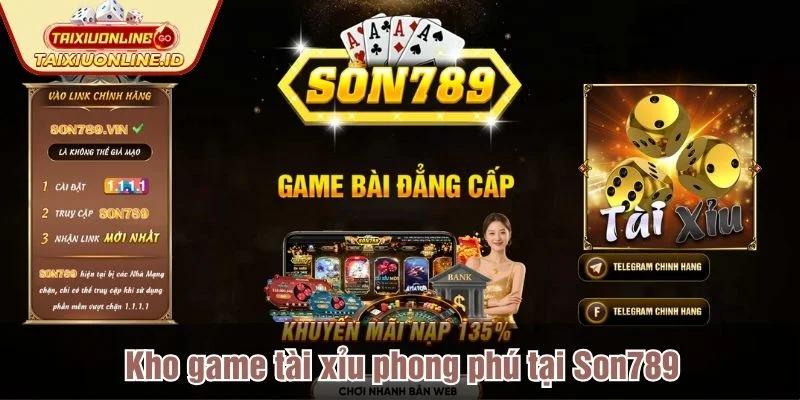 Tài xỉu Son789 cho phép người chơi theo dõi kết quả trực tiếp